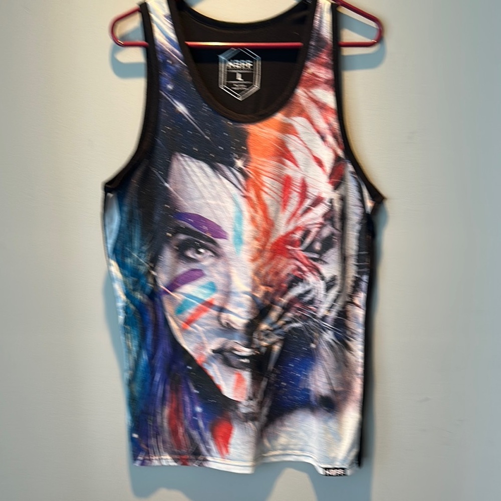 Nerf Multicolor Graphic Tank Top